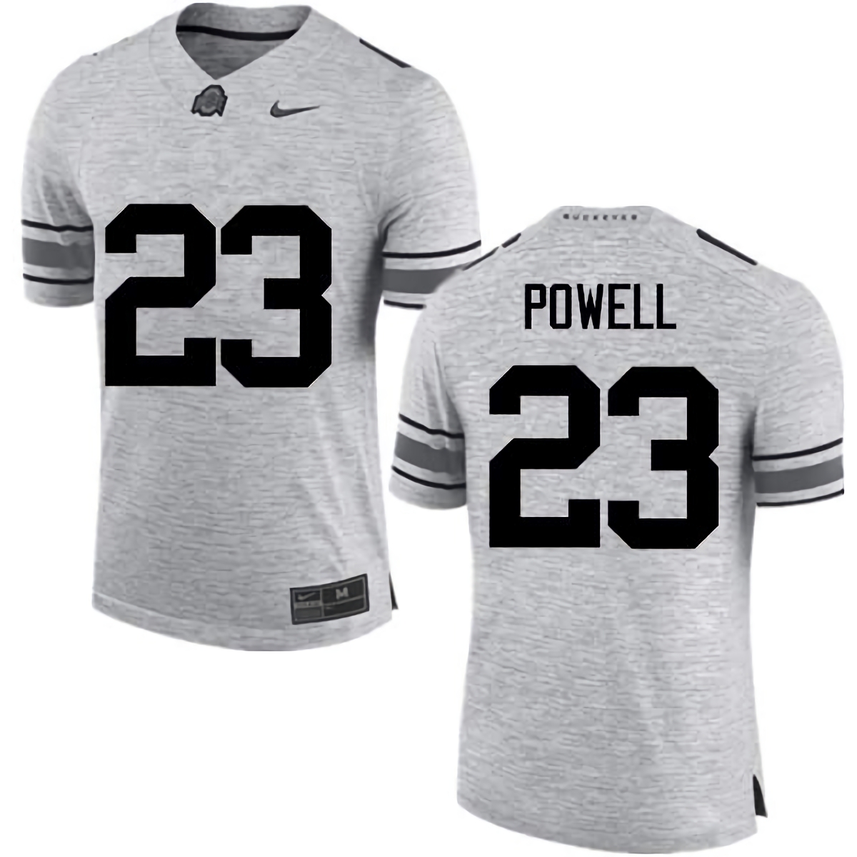 Tyvis Powell Ohio State Buckeyes Men's NCAA #23 Nike Gray College Stitched Football Jersey HXA3056BF